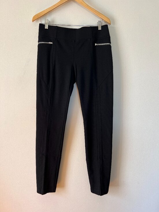 I.N.C. Pants - I.N.C. Size 10 black leggings with zipper pocket detail